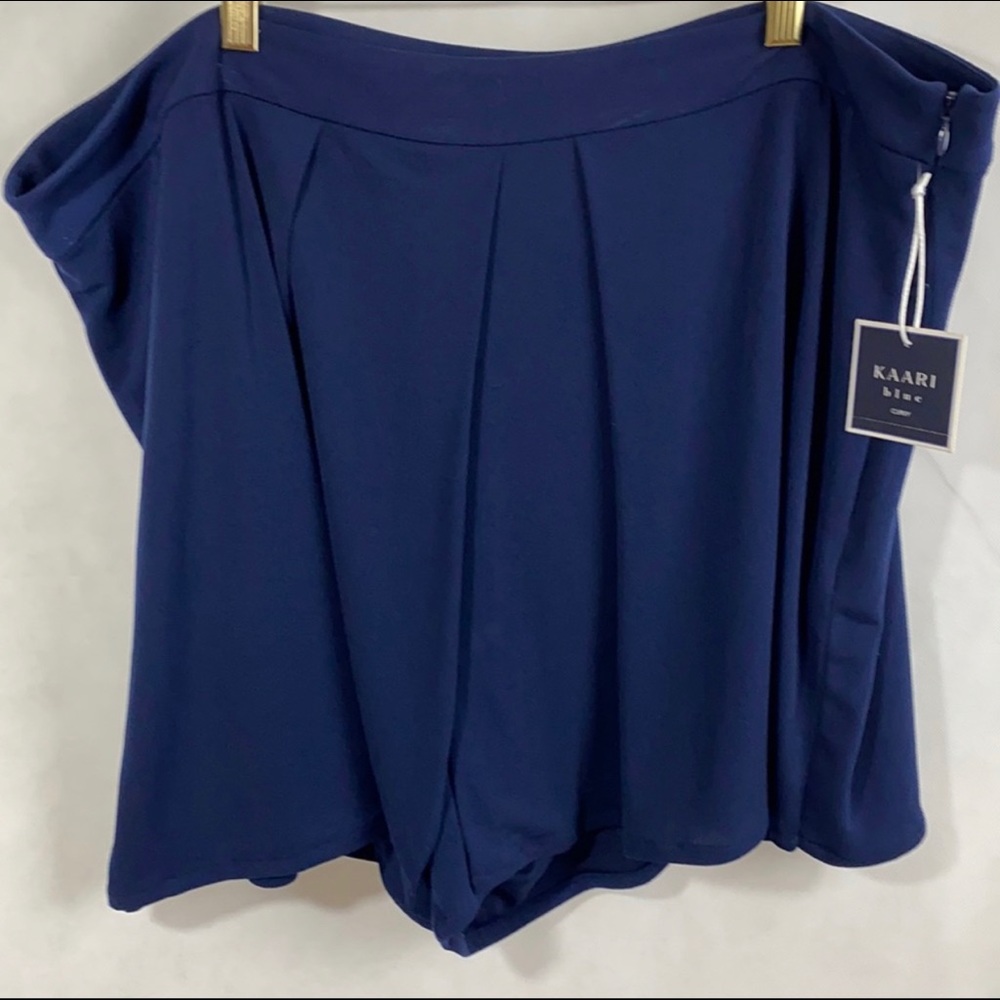 Kaari Blue Women's Navy Blue Shorts